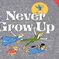thumbnail image 3 of Disney - Peter Pan - Never Grow Up - Fly Away - Toddler And Youth Raglan Graphic T-Shirt, 3 of 6
