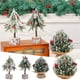 thumbnail image 2 of Mini Árbol De Navidad Árbol De Navidad De Mesa Con Nieve Y Base De Madera Árbol De Navidad Con Bayas Rojas Para La Decoración Del Hogar En La Fiesta De Navidad, 2 of 3
