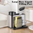 thumbnail image 4 of LEHOZIHEQ Soap Dispenser, Stainless Steel 3-in-1 Kitchen Sponge Holder, Refillable Dish Soap Dispenser for Kitchen Sink Organization, 4 of 6