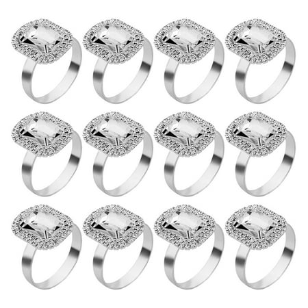 

Hemoton 12 Pcs Ring Dish Fall Napkin Rings Unique Banquet
