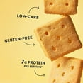thumbnail image 5 of HighKey, Keto Friendly Gluten Free Almond Flour Crackers, Cheddar, 2 oz, 5 of 6