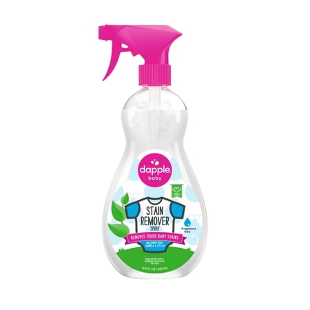 Dapple Baby Stain Remover Spray, Hypoallergenic and Powered by Plants, Fragrance-Free, 16.9 fl oz