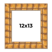 12x13 Frame Beige Real Wood Picture Frame Width 3 inches | Interior Frame Depth 0.5 inches |