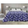 thumbnail image 1 of Birthday Party Down Alternative Comforter, Themed Pattern with Celebrating Funny Animals Hats Cupcakes, Microfiber Quilt for All Season, 5 Sizes, White Multicolor, by Ambesonne, 1 of 3