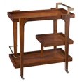 thumbnail image 1 of SEI Furniture Zhori Bar cart, Tabac Foncé, Laiton, 1 of 5