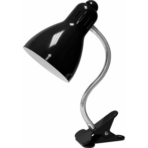 Mainstays Metal Gooseneck Clip Lamp Multiple Colors Walmart Com