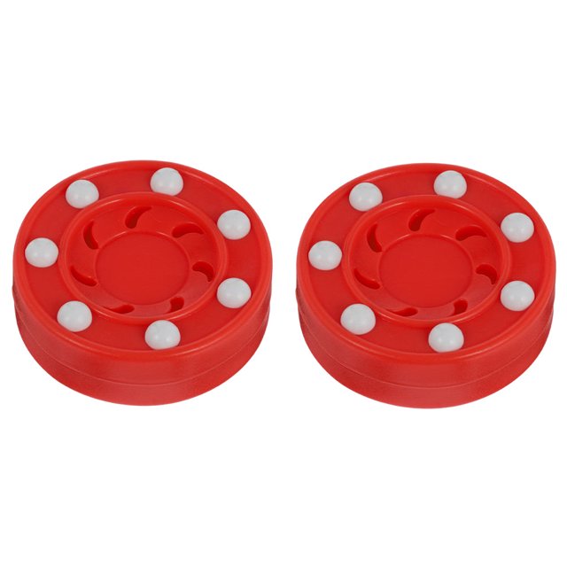 2 Pcs Rondelle de Hockey à Roulettes Rondelle de Hockey Rondelle de Hockey à Roulettes Jeux de Hockey Rondelle Rondelle de Hockey de Rue
