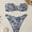 Black, variant on Top-kevin Women's Zebra Print Push-Up Bikini Set Bandeau Top with Gold Ring Detail High-Cut Bottoms, Sexy Figure-Flattering Swimwear for Beach Pool