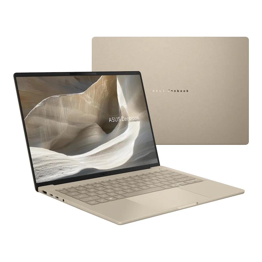 ASUS - Zenbook A14 14 OLED 2K Display - Snapdragon X2 Elite 2026 - 16GB Memory - 512GB Storage - Copilot+ PC - Zabriskie Beige