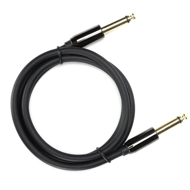 6.35mm To 6.35mm Audio Line, Easy To Use 6.35mm Male To 6.35mm Male Optical Audio Cable Portable For Speaker For Mobile Phone For Home Theater
