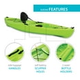 thumbnail image 6 of Lifetime Tioga 10 ft Sit-On-Top Kayak, Lime Green (90534), 6 of 22