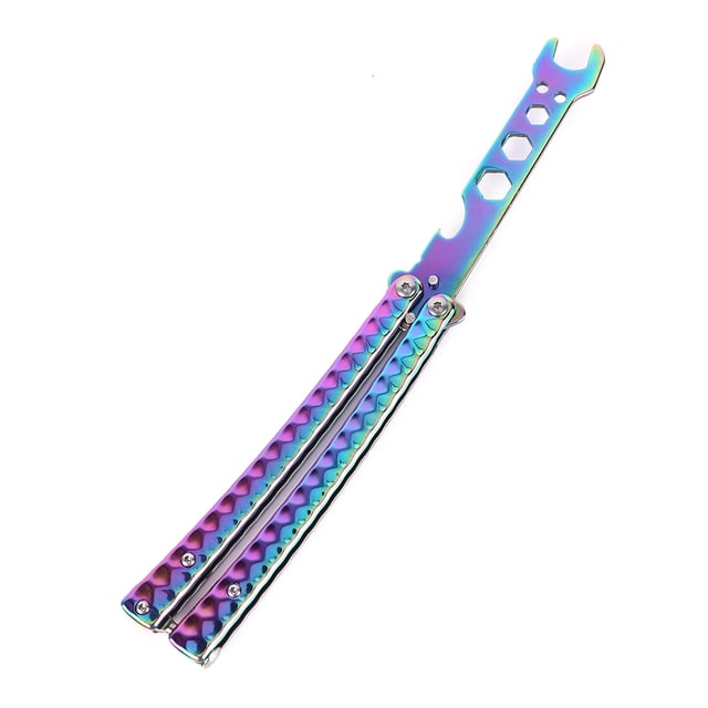 Abrebotellas Metal Balisong Trainer JShteea Multicolor