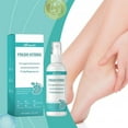 Foot antiperspirant spray quickly stops sweating and removes foot odor