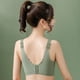 thumbnail image 5 of Ropa interior de látex para mujer, ajustable, pecho pequeño, fruncido, sin aro de acero, sujetador cerrado, accesorio de encaje para sujetador de pecho, 5 of 6