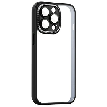 Decase for iPhone 12 Pro Case Soft TPU Bumper, Hard PC Back Clear Shockpoof Cover Case for iPhone 12 Pro,Black