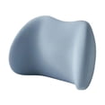 thumbnail image 2 of Almohada de apoyo Lumbar para asiento, espuma viscoelástica, portátil, cómoda silla de oficina, cojín trasero inferior para sofá reclinable para el Azul, 2 of 10