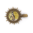 thumbnail image 1 of Pingouin de l'Océan du Sud Science Antarctique Nature Épingle à Cheveux Soleil Lunettes de Soleil Rétro Métal Clips Épingle, 1 of 3