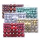 thumbnail image 4 of Juego de 100 bolas navideñas de 3, 4 y 6 cm en caja de PVC, brillantes, de color rosa mate, con bola colgante hueca para decoración de árbol de Navidad, 4 of 5
