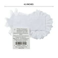 thumbnail image 6 of (3 pack) Offray White Satin Tulle with Gem Flower Cluster, 1 Each Embellishment, 6 of 11