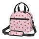 thumbnail image 1 of Disketp Strawberry Floral Lonchera Térmica para Mujer y Hombre, Bolsa de Almuerzo Reutilizable e Impermeable para Trabajo, Viajes y Picnic, 1 of 7