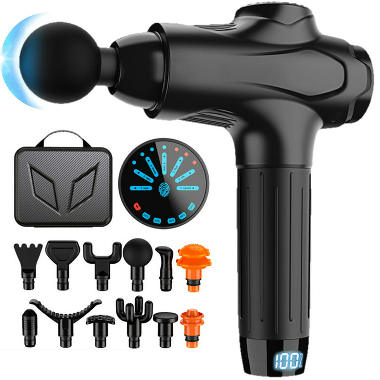 Massage Gun, Muscle Massage Gun Deep Tissue for Athletes with 10 Massage  Heads, Electric Percussion Massager for Any Pain Relief, Father's Day Gifts  from Daughter/Wife, Black