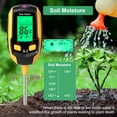 thumbnail image 6 of 5 In1 Soil Tester, Soil Moisture Meter, Plant Water Monitor, Ph Meter, Humidity Temperature Sunlight Environment Hygrometer Tester, Gardening Lawn Farm Test Kit Tool, Soil Hygrometer Sensor, 6 of 8