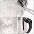 thumbnail image 5 of Deago Bacon Grease Container with Strainer 60.8 oz Stainless Steel Oil Container Can with Dust-proof Lid Non-slip Tray for Kitchen Storing Frying Cooking Grease, 5 of 8