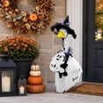 thumbnail image 4 of Halloween 23 Inch White Goose Porch Decor Clothing,Removable Outfit Seasonal Green s Gardening Style,Dressed Lawn Ornament,Home Yard Welcome Figure Weather Resistant(Clothing Only), 4 of 6