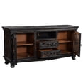 thumbnail image 5 of Taran Designs Valerie 66" Farmhouse Wood Entertainment Console in Black, 5 of 8