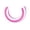 A002- Pink, variant on Inflatable Pool Float, U Shaped Pool Float, Pink and White Striped Pool Float, Lightweight Pool Float, 29X21 Inch Glossy Pvc Inflatable Swimming Float for Relaxing in Backyard