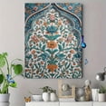 thumbnail image 4 of UXIEQU Persian Floral Relief Canvas Wall Art 15.75x11.81 Inches, 4 of 8