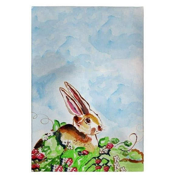 Betsy Drake GT815 20 x 20 in. Jack Rabbit Right Guest Towel