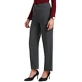thumbnail image 4 of INSPIRE CHIC Pantalones de Trabajo de Cintura Alta para Mujeres, Formales y Casuales, 2XL, Grises, 4 of 5