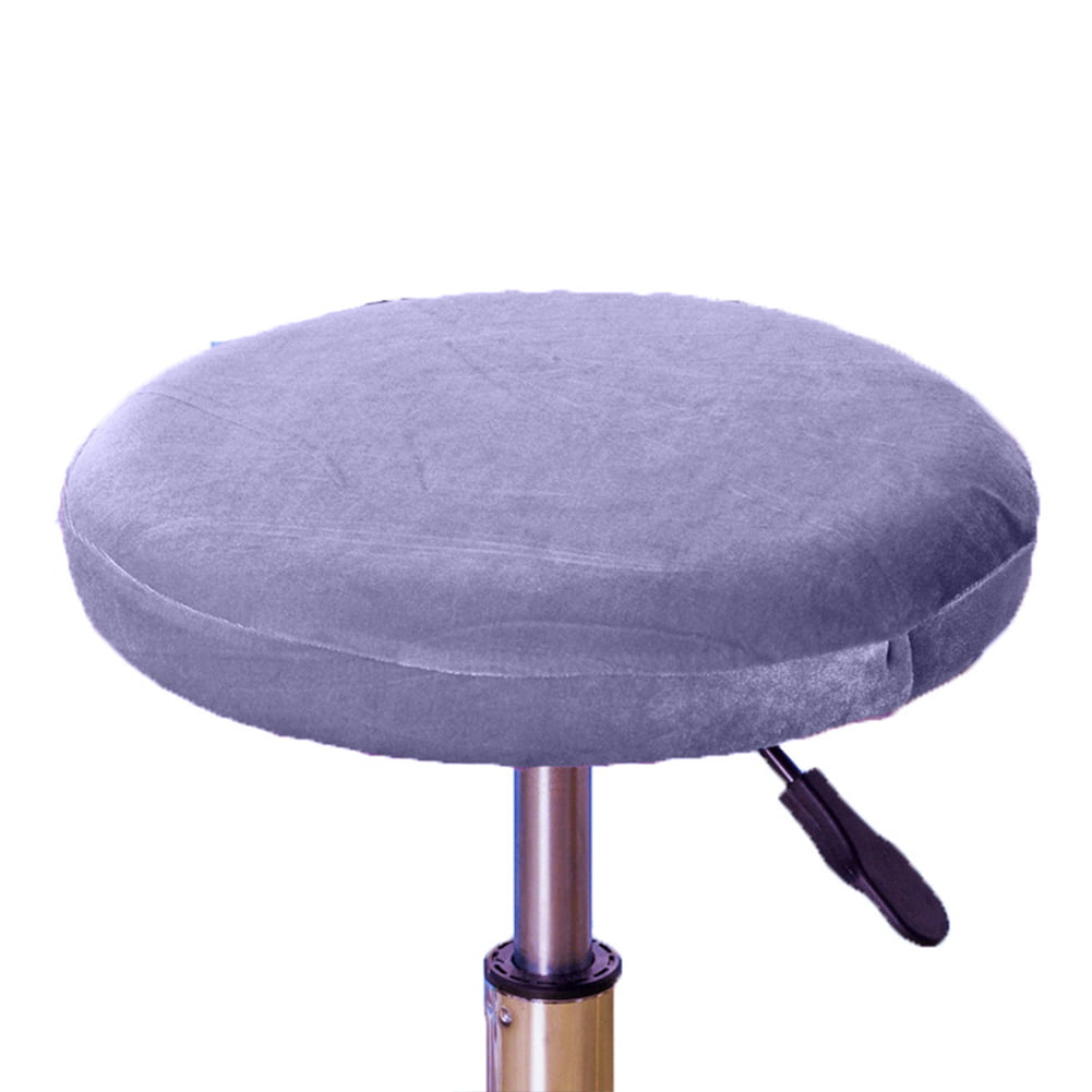 Living Room Bar Stool Covers Round Chair Seat Cushions Spandex Stretch Office 