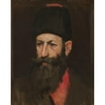 thumbnail image 2 of John Singer Sargent 12x14 Black Ornate Wood Framed Double Matted Museum Art Print Titled: The Cossack, 2 of 5