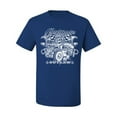 thumbnail image 2 of Wild Bobby, Greaser Outlaw Hot Rod Gambling Mechanic Pop Culture Men's Graphic T-Shirt, Royal, Large, 2 of 3