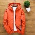 thumbnail image 5 of ATOGUTA Boys Windbreaker Jackets Zip up Thin Casual Hooded Coats Kids Sport Casual Windproof Outwear Size 3T-12, Orange, 5 of 8
