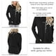 thumbnail image 5 of Camiseta de manga larga con cuello redondo y estampado de fe para mujer con bolsillos para oficina, hogar, diario, al aire libre, negro M, 5 of 6