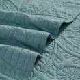 thumbnail image 5 of Mellanni Bedspread Coverlet Set Spa Blue - Reversible Bedding Cover - Oversized Quilt Set, 3 Piece, King / Cal King, Spa Blue, 5 of 8