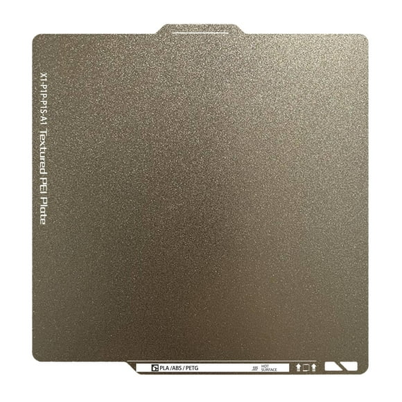 Placa PEI SAHVAIM con textura más gruesa de 0,77 mm para Bambu Lab X1/X1C/X1E/P1P/P1S/A1