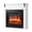 White, variant on 36" Electric Fireplace TV Stand with 23 Inch Firebox, Slim Space with Remote for Small Apartment Bedroom Living Room