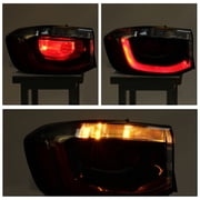 Kojem Left Tail Light for 2017-2020 Jeep Compass Rear Taillight Brake Lamp W/ Blub Replacement for CH2804115, CH2805115, 55112838AC, 55112839AC (Driver Side)
