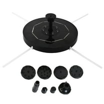 PBPBOX 1 Set Solar Powered Fountain for Outdoor with Water Circulation 6.3X6.3X1.4in
