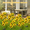 thumbnail image 6 of Scidweet 3 Pack with 12 Sunflower Solar Lights, Waterproof Decorative Lights for Outdoor Garden Patio Backyard Decor, 6 of 6