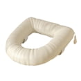thumbnail image 3 of simhoa Toilet Seat Riser Easy to Clean Thicken Toilet Seat Pad for Seniors Patients Beige, 3 of 8