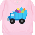 thumbnail image 3 of Inktastic Easter Egg Truck Boys Toddler Sweatshirt, 3 of 4