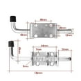 thumbnail image 2 of Tailgate Latch Fastener Lock Spring Loaded12mmx136mm Spring Loaded Catches Truck Trailer RV Parts Camper Caravan Accessories ,Weatherproof Double Locking Hitch Pin, 2 of 6