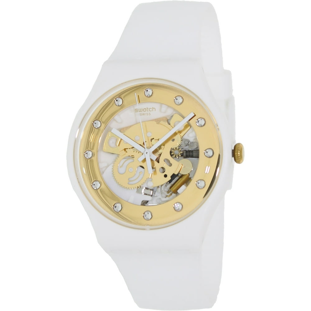 Swatch Swatch Women's Originals SUOZ148 White Silicone Swiss Quartz