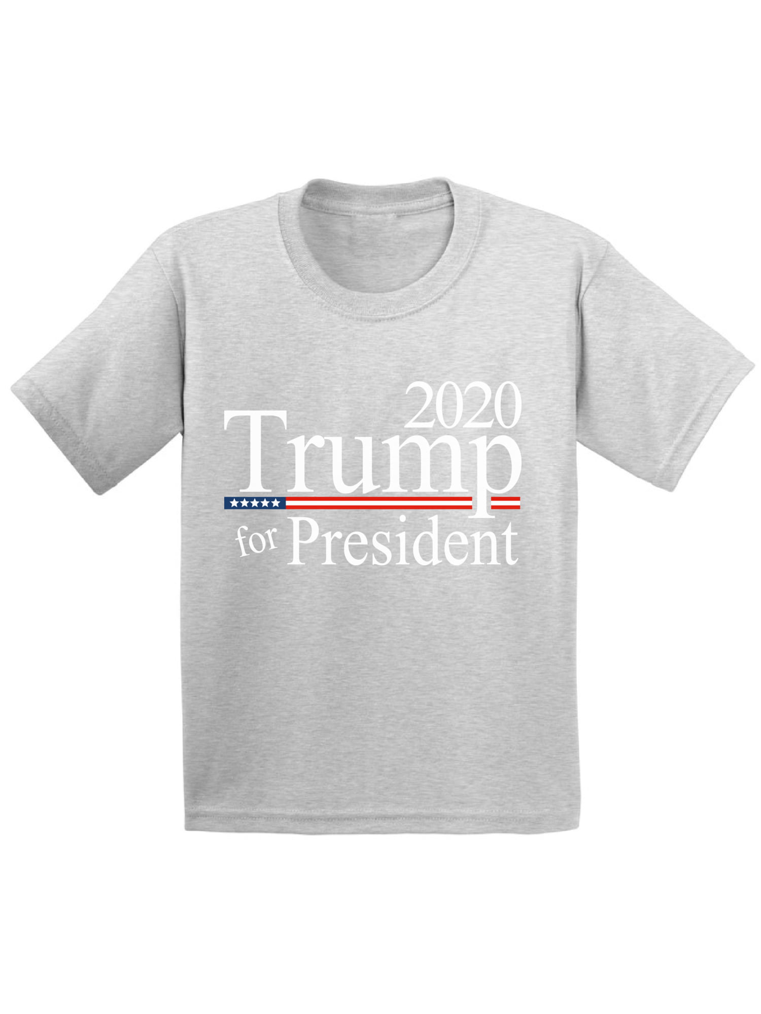 Trump 2020 USA Flag Youth's T-Shirt Donald Pence MAGA Political Election Tees 