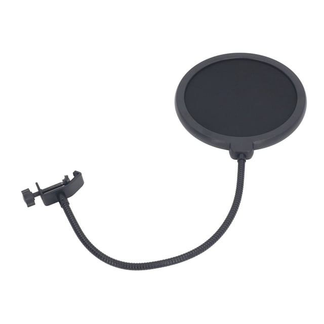 Filtro Pop Para Micrófono, Malla De Filtro Pop Para Micrófono De Doble Capa, Resistente Al Viento, Giratorio De 360 grados, Versátil Para Transmisión En Vivo